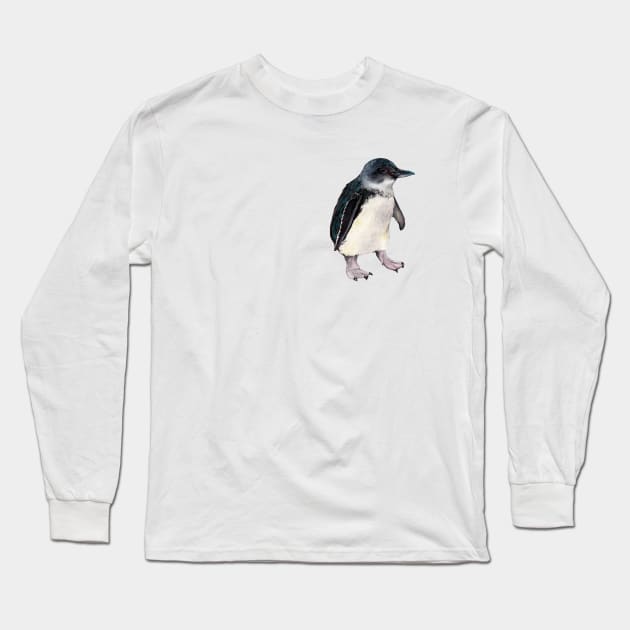 Little Penguin Long Sleeve T-Shirt by IndiasIllustrations
